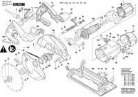 Bosch 3 601 F23 070 GKS 190 Circular hand saw 230 V / GB Spare Parts GKS190